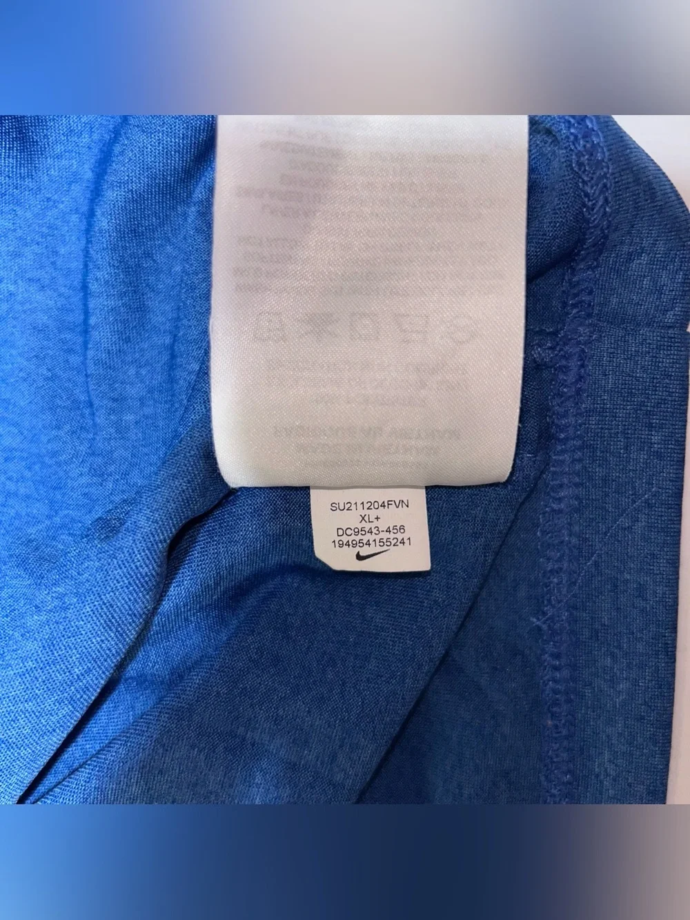 Nike The Nike Tee T-Shirt Dri Fit Short Sleeve Blue Boy’s Youth Size XL Swoosh